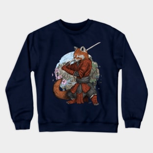 Red Panda Samurai Crewneck Sweatshirt